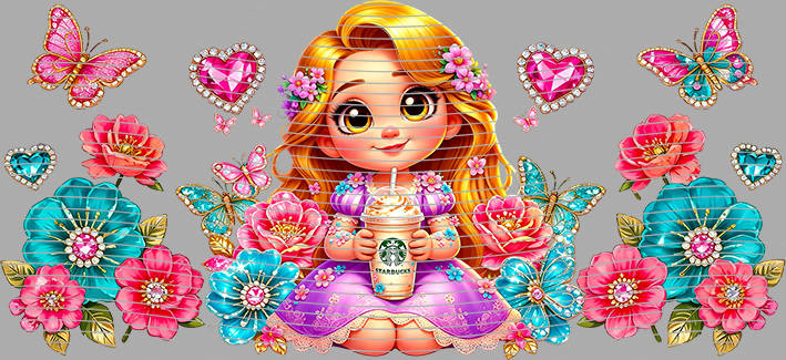16oz Disney style-D-3004
